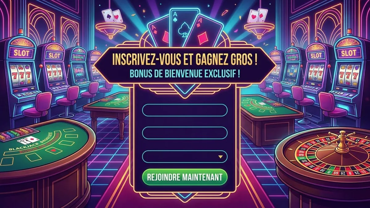 Inscription avec bonus